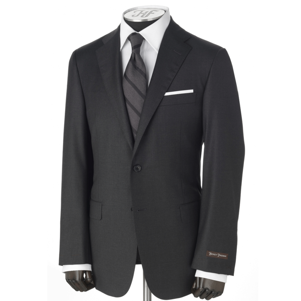 Hickey Freeman Classic Solid Navy Suit | Norton Ditto