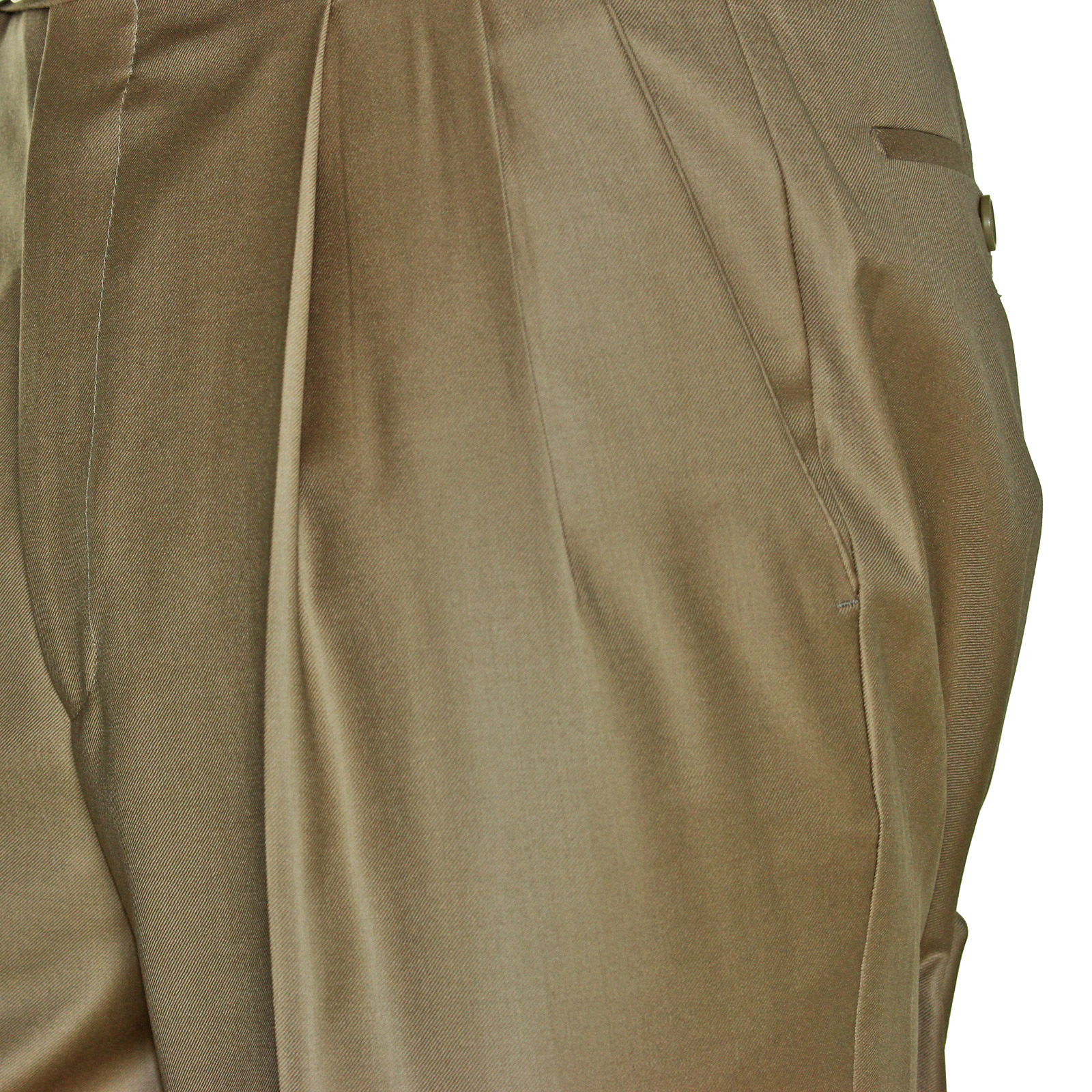 Gianni Manzoni Khaki Dress Trouser | Norton Ditto