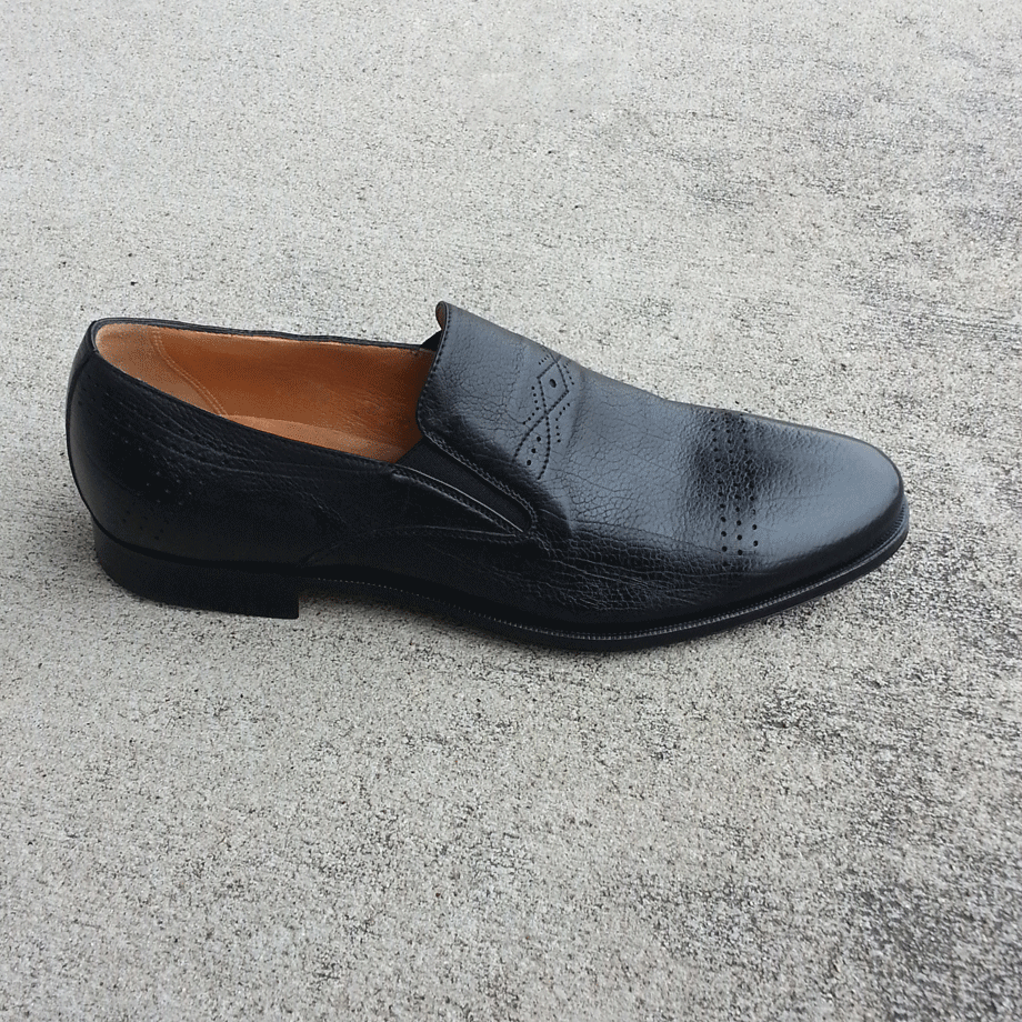 Gravati Ampollino Twin Gore Slip On Shoes In Black | Norton Ditto