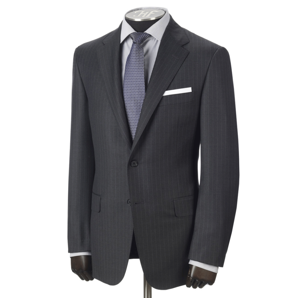 Hickey Freeman Classic Solid Navy Suit | Norton Ditto