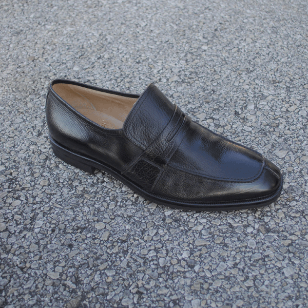 Gravati Fannin Dress Slip On Shoes in Black | Norton Ditto