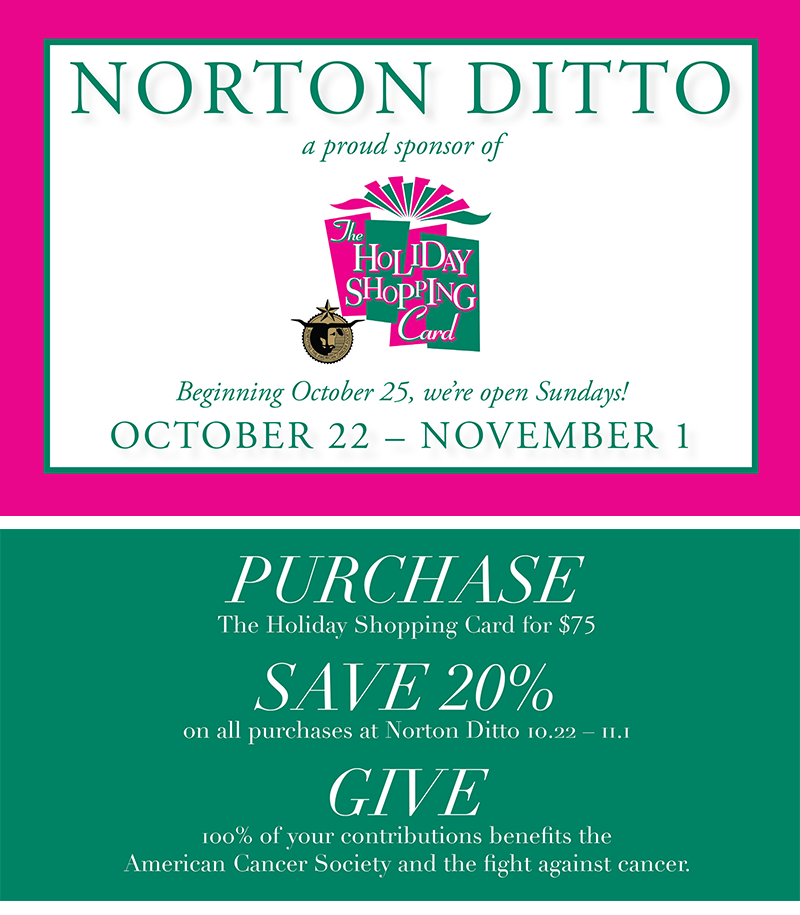 Holiday Shopping Card 2015 Norton Ditto