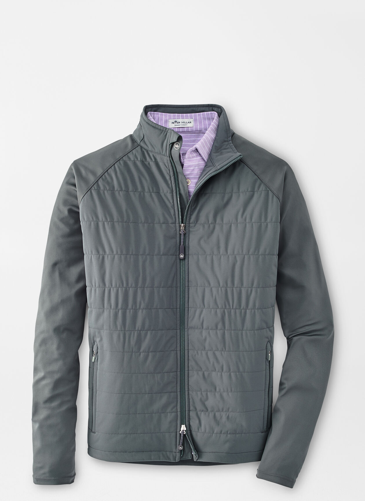 peter millar merge stretch full zip hybrid jacket